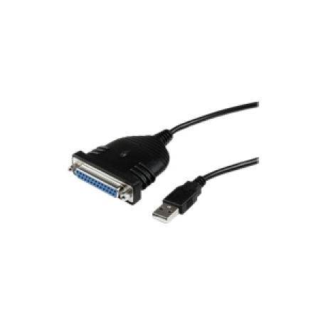 StarTech.com 6 ft  /  2m USB to DB25 Parallel Printer Adapter Cable - 2 Meter USB to IEEE-1284 Printer Cable - USB A to DB25 M / F (ICUSB1284D25) - Parallel adapter - USB 2.0 - IEEE 1284 - 0