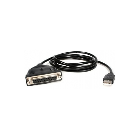 StarTech.com 6 ft  /  2m USB to DB25 Parallel Printer Adapter Cable - 2 Meter USB to IEEE-1284 Printer Cable - USB A to DB25 M / F (ICUSB1284D25) - Parallel adapter - USB 2.0 - IEEE 1284 - 1