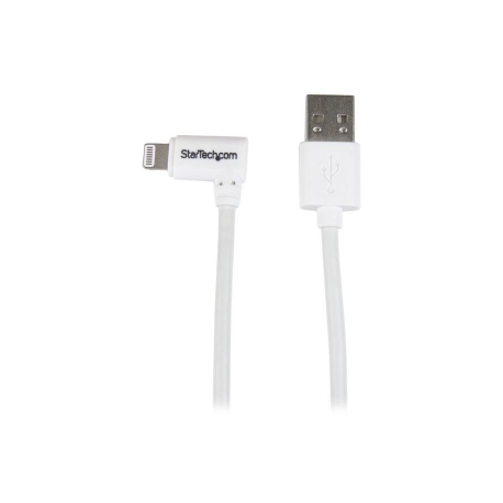 StarTech.com 2m (6ft) Long White Apple 8-pin Lightning Connector to USB Cable for iPhone  /  iPod  /  iPad - Charge and Sync Cable (USBLT2MW) - Lightning cable - Lightning male to USB male - 2 m - double shielded - white - for P / N: KITBXAVHDPEU, KITBXAVHDPNA, KITBXAVHDPUK, KITBXDOCKPEU, KITBXDOCKPUK, KITBZDOCK - 10
