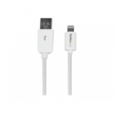 StarTech.com 1m (3ft) White Apple 8-pin Lightning Connector to USB Cable for iPhone  /  iPod  /  iPad - Charge and Sync Cable - 1 meter (USBLT1MW) - Lightning cable - Lightning male to USB male - 1 m - double shielded - white - for P / N: KITBXAVHDPEU, KITBXAVHDPNA, KITBXAVHDPUK, KITBXDOCKPEU, KITBXDOCKPUK, KITBZDOCK