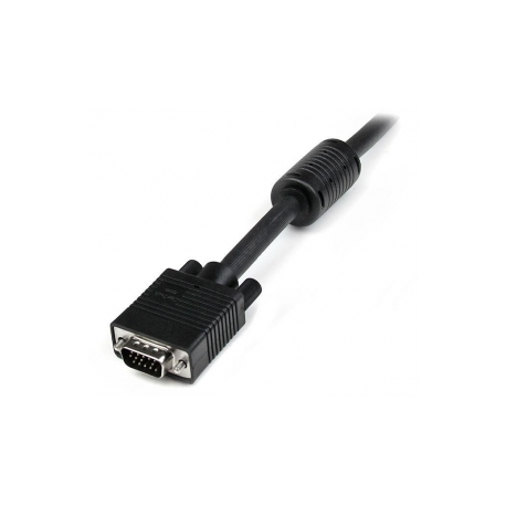StarTech.com 1m Coax High Resolution Monitor VGA Cable HD15 M / M - VGA cable - HD-15 (VGA) (M) to HD-15 (VGA) (M) - 1 m - molded, thumbscrews - black - 3