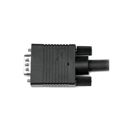 StarTech.com 1m Coax High Resolution Monitor VGA Cable HD15 M / M - VGA cable - HD-15 (VGA) (M) to HD-15 (VGA) (M) - 1 m - molded, thumbscrews - black - 4