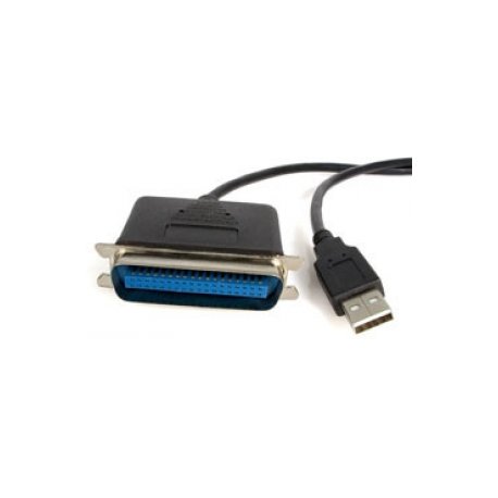 StarTech.com 6 ft. (1.8 m) USB to Parallel Port Adapter - IEEE-1284 - Male / Male - USB to Centronics Cable (ICUSB1284) - Parallel adapter - USB 2.0 - IEEE 1284 - 6