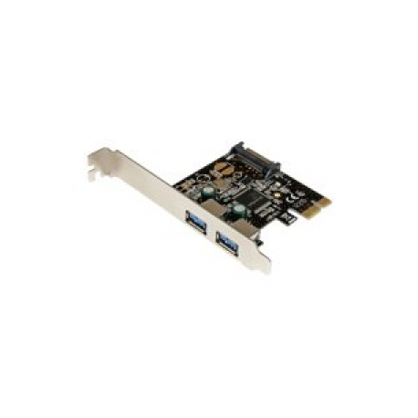 StarTech.com 2 Port PCI Express USB 3.0 Controller Card w / SATA Power - USB adapter - PCIe - USB 3.0 x 2 - PEXUSB3S23 - USB adapter - PCIe - USB 3.0 x 2 - for P / N: S3510SMU33, USB3S2ESATA3 - 0