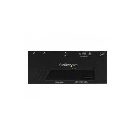 StarTech.com 2 Port HDMI Switch w /  Automatic and Priority Switching - 2 In 1 Out HDMI Selector with Automatic Priority Switching - 1080p (VS221HDQ) - Video / audio switch - desktop - for P / N: SVA12M2NEUA, SVA12M5NA - 0