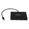 StarTech.com 4 Port Mini DisplayPort MST Hub - 4K 30Hz - Mini DP to DisplayPort Splitter for Multiple Monitors - mDP to DP (MSTMDP124DP) - Video splitter - 4 x DisplayPort - desktop