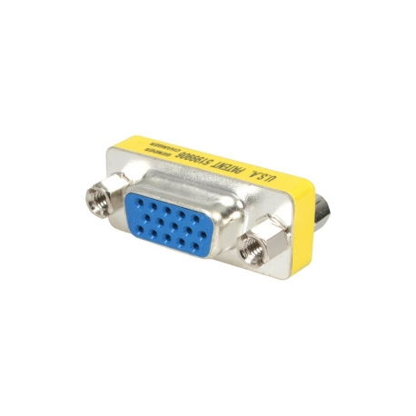 StarTech.com Slimline VGA HD15 Gender Changer - F / F - HD15 gender changer - VGA coupler - VGA gender changer (GC15HSF) - VGA gender changer - HD-15 (VGA) (F) to HD-15 (VGA) (F) - for P / N: DP2VGAMM6B, HD2VGAMM6, MXTMMHQ2M, MXTMMHQ30M, MXTMMHQ3M, MXTMMHQ5M, MXTMMHQ7M - 1