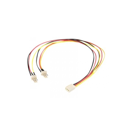 StarTech.com TX3 Fan Power Splitter Cable - Fan power splitter - 3 pin internal power (F) to 3 pin internal power (M) - 1 ft - TX3SPLIT12 - Fan power splitter - 3 PIN internal power (F) to 3 PIN internal power (M) - 30 cm - 0