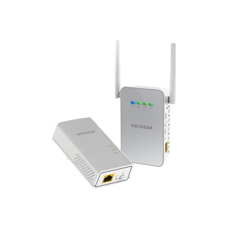 NETGEAR Powerline PLW1000 - Powerline adapter kit - GigE, HomePlug AV (HPAV) 2.0, IEEE 1901 - 802.11a / b / g / n / ac - Dual Band - wall-pluggable - with NETGEAR PowerLINE 1000 Adapter (PL1000) - 0