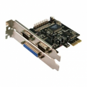 LogiLink - Parallel / serial adapter - PCIe - parallel, serial - 3 ports