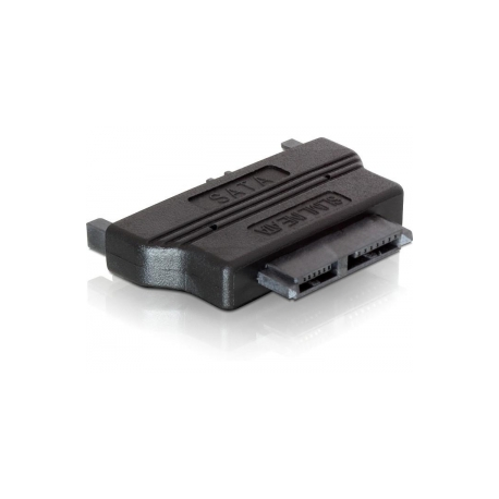 DeLOCK Adapter SATA 22pin male > Slim SATA female 13pin - SATA adapter - Slimline SATA (F) to SATA combo (M) - 0