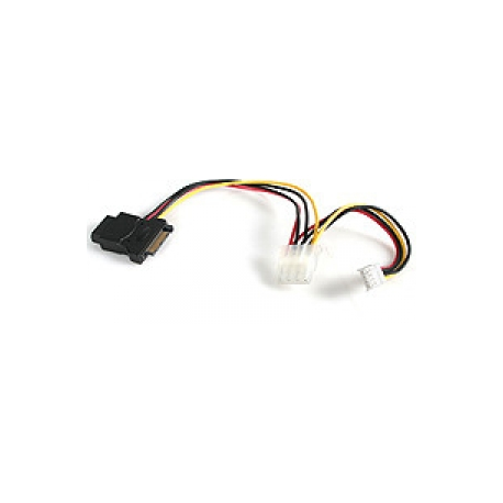 StarTech.com SATA to LP4 Power Cable Adapter - Power adapter - SATA power (M) to 4 pin internal power (F) - black - LP4SATAFM - Power adapter - SATA power (M) to 4 PIN internal power (F) - black - for P / N: 25SAT35HDD, BRACKET25SAT, DRW110SATBK, S32M2NGFFPEX, SAT32MSATPEX, SATSASBAY3BK - 4