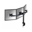 Neomounts by Newstar FPMA-D960D3 - Mounting kit - for 3 LCD displays (full-motion) - black - screen size: 10"-21" - clamp mountable, desk-mountable