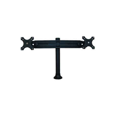 Neomounts by Newstar FPMA-D700D - Mounting kit - for 2 LCD displays (full-motion) - black - screen size: 19"-30" - clamp mountable, desk-mountable - 2