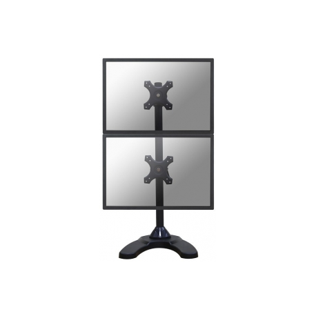 Neomounts by Newstar FPMA-D700DDV - Stand - for 2 LCD displays (full-motion) - black - screen size: 10"-27" - desktop stand, grommet, desk-mountable - 2
