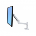 Ergotron LX - Mounting kit (articulating arm, desk clamp mount, pole, extension bracket) - for LCD display - aluminium, steel - white - screen size: up to 34" - desktop