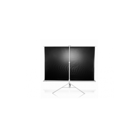 Elite Tripod Series T113UWS1 - Projection screen with tripod - 113" (287 cm) - 1:1 - Matte White - black - 5