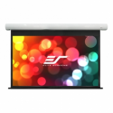 Elite Screens Saker Series - Projection screen - ceiling mountable, wall mountable - motorised - 110 V - 120" (305 cm) - 16:9 - MaxWhite FG - white
