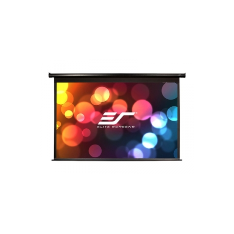 Elite Spectrum Series Electric110H - Projection screen - ceiling mountable, wall mountable - motorised - 110 V - 110" (279 cm) - 16:9 - MaxWhite - black - 0