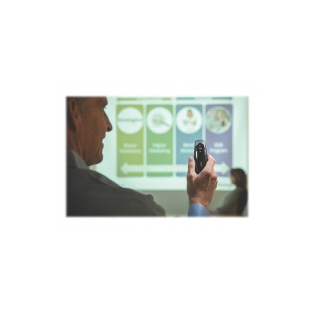 Kensington Presenter Expert Green Laser with Cursor Control - Presentation remote control - RF - black - 15