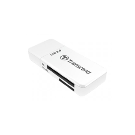 Transcend RDF5 - Card reader (microSD, SDHC, microSDHC, SDXC, microSDXC, SDHC UHS-I, SDXC UHS-I, microSDHC UHS-I, microSDXC UHS-I) - USB 3.0 - 0