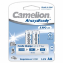 Camelion AlwaysReady "Premium" NH-AA2300AR-BP2 - Battery 2 x AA type - NiMH - ( rechargeable ) - 2300 mAh