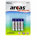Arcas Super Heavy Duty AAA (LR03), 4- pack
