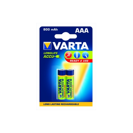 Varta 1x2 LL Accu AAA NiMH 800 mAH - 0