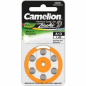 Camelion Zinc Air Celles 1.4V A13/ZL13, 6-pack, "no mercury"
