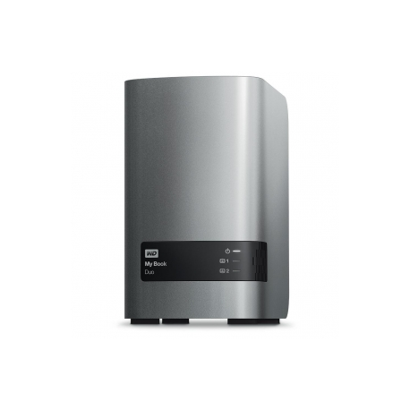 WD My Book Duo WDBFBE0160JBK - Hard drive array - 16 TB - 2 bays - HDD 8 TB x 2 - USB 3.1 (external) - 0