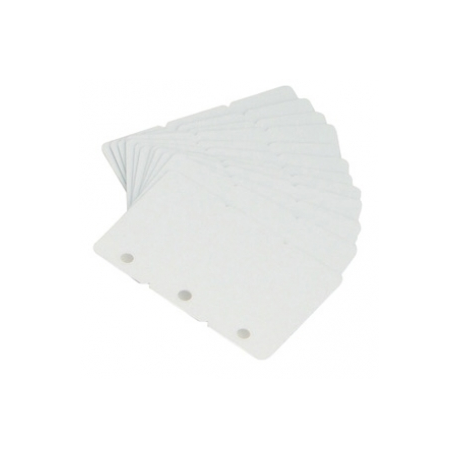Zebra - Polyvinyl chloride (PVC) - 10 mil - CR-80 Card (85.6 x 54 mm) 500 card(s) cards - for Zebra P100i - 0