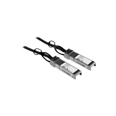 StarTech.com Cisco SFP-H10GB-CU5M Compatible 5m 10G SFP+ to SFP+ Direct Attach Cable Twinax, 10GbE SFP+ Copper DAC 10Gbps Low Power Passive Mini GBIC / Transceiver Module DAC, 10G SFP+ Cable - Lifetime Warranty (SFPCMM5M) - Direct attach cable - SFP+ to SFP+ - 5 m - twinaxial - for P / N: PEX10000SFPI, PEX10GSFP4I, PEX20000SFPI - 3