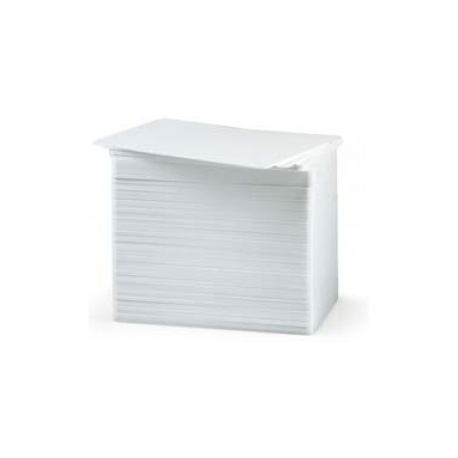 Zebra Premier - Polyvinyl chloride (PVC) - 40 mil - white - CR-80 Card (85.6 x 54 mm) 350 card(s) cards - 0