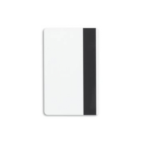 Zebra - 30 mil - white - CR-80 Card (85.6 x 54 mm) 500 card(s) Low Coercivity Magnetic Stripe PVC card - for Zebra P100i, P110i, P110m, P120i, P330i, P330m, P430i; ZXP Series 8 - 0