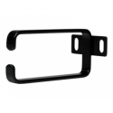 StarTech.com 1U Vertical 1.8 x 3.9in Server Rack Cable Management D-Ring Hook w / Flexible Opening - Network Rack-Mount Cord Organizer Ring (CMHOOK1UN) - Cable management ring - black - 1U - for P / N: RACK-18U-20-WALL-OA, RACK-21U-20-WALL-OA, RACK-24U-20-WALL-OA, RK3236BKF, RKQMCAB12V2