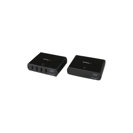 StarTech.com Newer version is USB2G4LEXT2NA - 4 Port USB 2.0 over Gigabit LAN or Direct Cat5e/Cat6 Ethernet Extender System - up to 330 ft (USB2G4LEXT2) - USB extender - USB, USB 2.0 - 4 ports - up to 100 m - 0