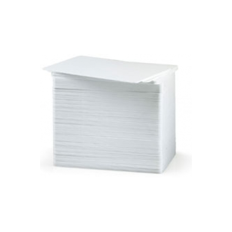 Zebra Premier - Polyvinyl chloride (PVC) - 30 mil - white - 500 card(s) cards - 0