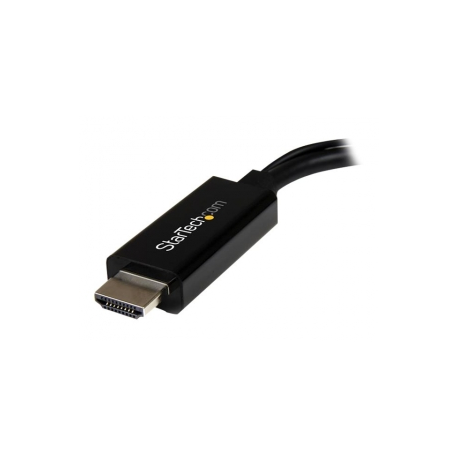 StarTech.com 4K 30Hz HDMI to DisplayPort Video Adapter w /  USB Power - 6 in - HDMI 1.4 (Male) to DP 1.2 (Female) Active Monitor Converter (HD2DP) - Adapter cable - HDMI, USB (power only) male to DisplayPort female - 25.5 cm - black - active, 4K30Hz (3840 x 2160) support - for P / N: SV211HDUC, SV221HUC4K - 2