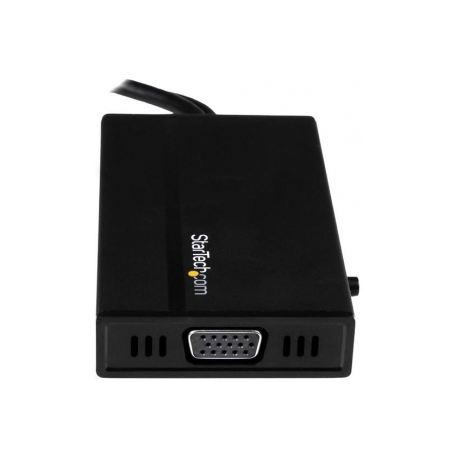 StarTech.com 4K 30Hz HDMI to DisplayPort Video Adapter w /  USB Power - 6 in - HDMI 1.4 (Male) to DP 1.2 (Female) Active Monitor Converter (HD2DP) - Adapter cable - HDMI, USB (power only) male to DisplayPort female - 25.5 cm - black - active, 4K30Hz (3840 x 2160) support - for P / N: SV211HDUC, SV221HUC4K - 7