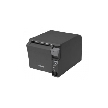 Epson TM T70II - Receipt printer - thermal line - Roll (7.95 cm) - 180 x 180 dpi - up to 250 mm / sec - USB 2.0, LAN, Bluetooth - cutter - black - 2
