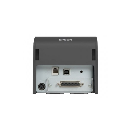 Epson TM T70II - Receipt printer - thermal line - Roll (7.95 cm) - 180 x 180 dpi - up to 250 mm / sec - USB 2.0, LAN, Bluetooth - cutter - black - 4