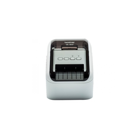 Brother QL-800 - Label printer - two-colour (monochrome) - direct thermal - Roll (6.2 cm) - 300 x 600 dpi - up to 93 labels / min - USB 2.0 - cutter - black, white - 0