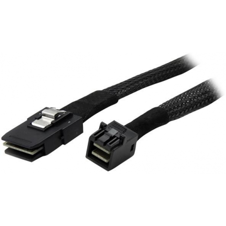 StarTech.com 1m Internal Mini SAS Cable - SFF-8087 to SFF-8643 - Mini SAS to Mini SAS (SAS87431M) - SAS internal cable - SAS 12Gbit / s - Mini SAS (SFF-8087) (P) to 4 x Mini SAS HD (SFF-8643) (P) - 1 m - latched, straight connector - black - for P / N: SFF86448PLT2 - 4