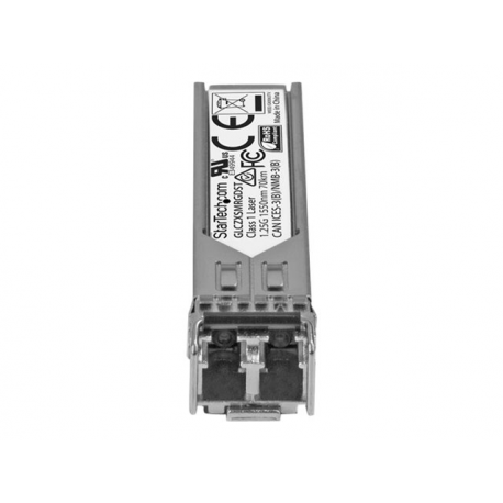 StarTech.com Cisco GLC-ZX-SM-RGD Compatible SFP Module, 1000BASE-ZX, 1GbE SMF Optic Transceiver, LC Connector, 70km, 1550nm, DDM, Cisco ASR920, IE2000IE4000, Mini GBIC Transceiver Module - Lifetime Warranty (GLCZXSMRGDST) - SFP (mini-GBIC) transceiver module (equivalent to: Cisco GLC-ZX-SM-RGD) - GigE - 1000Base-ZX - LC single-mode - up to 70 km - 1550 nm - 1