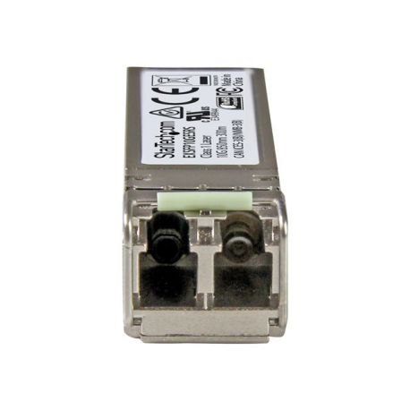 StarTech.com Juniper EX-SFP-10GE-SR Compatible SFP+ Module, 10GBASE-SR, 10GbE Multimode Fiber MMF Optic Transceiver, 10GE Gigabit Ethernet SFP+, LC Connector, 300m, 850nm, DDM, Mini GBIC - Lifetime Warranty (EXSFP10GESRS) - SFP+ transceiver module (equivalent to: Juniper EX-SFP-10GE-SR) - 10 GigE - 10GBase-SR - LC multi-mode - up to 300 m - 850 nm - 1