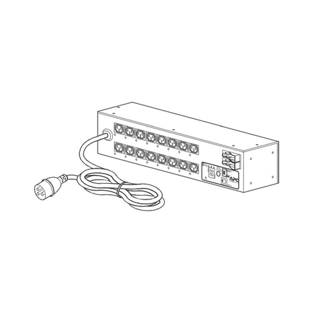 APC Switched Rack PDU AP7922B - Power distribution unit (rack-mountable) - AC 230 V - Ethernet 10 / 100 - input: IEC 60309 32A - output connectors: 16 (IEC 60320 C13) - 2U - 3.66 m cord - for P / N: SCL400RMJ1U, SCL500RMI1UC, SCL500RMI1UNC, SMTL1000RMI2UC, SMTL750RMI2UC - 0