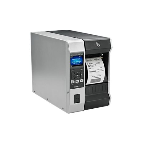 Zebra ZT610 - Label printer - direct thermal  /  thermal transfer - Roll (11.4 cm) - 300 dpi - up to 305 mm / sec - USB, serial, Gigabit LAN, USB host, NFC, Bluetooth 4.0 - cutter - 0