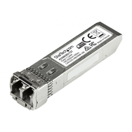 StarTech.com HPE 455883-B21 Compatible SFP+ Module, 10GBASE-SR, 10GbE Multi Mode (MMF) Fiber Optic Transceiver, LC 300m, 850nm, DDM, HPE 6120XG, 6120G, Flex Fabric, Mini GBIC Transceiver - Lifetime Warranty (455883B21ST) - SFP+ transceiver module (equivalent to: HP 455883-B21) - 10 GigE - 10GBase-SR - LC multi-mode - up to 300 m - 1