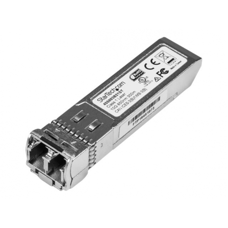 StarTech.com HPE 455883-B21 Compatible SFP+ Module, 10GBASE-SR, 10GbE Multi Mode (MMF) Fiber Optic Transceiver, LC 300m, 850nm, DDM, HPE 6120XG, 6120G, Flex Fabric, Mini GBIC Transceiver - Lifetime Warranty (455883B21ST) - SFP+ transceiver module (equivalent to: HP 455883-B21) - 10 GigE - 10GBase-SR - LC multi-mode - up to 300 m - 2