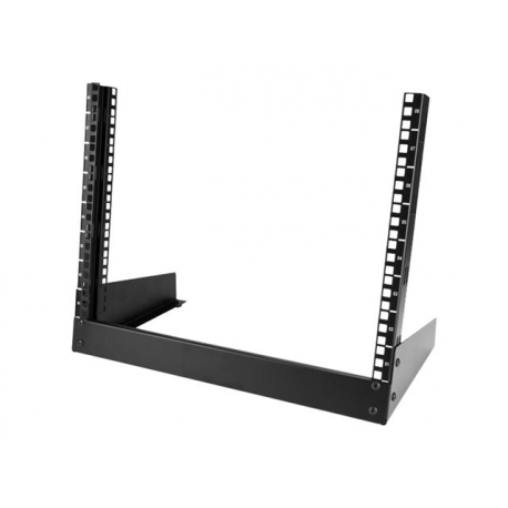 StarTech.com 8U Open Frame Network Rack - 19" 2 Post Free Standing Desktop Rack for Computer, AV, Media, IT, Data & Server Room Equipment (RK8OD) - Rack open frame - 2-post - 8U - 1
